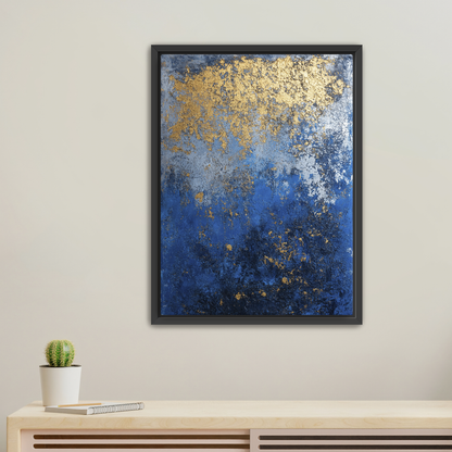 Blue Gold (1.25" Framed Canvas)