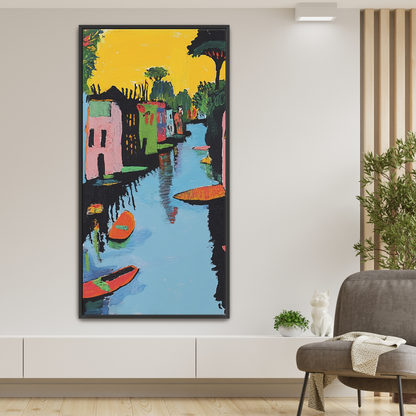 Big Canvas The Bayou - 40"x60" Framed