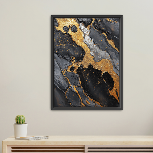 BSG Swirl 1.50" Framed Canvas