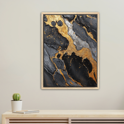 BSG Swirl 1.50" Framed Canvas