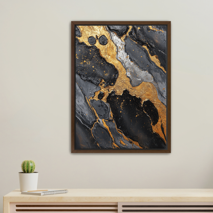 BSG Swirl 1.50" Framed Canvas