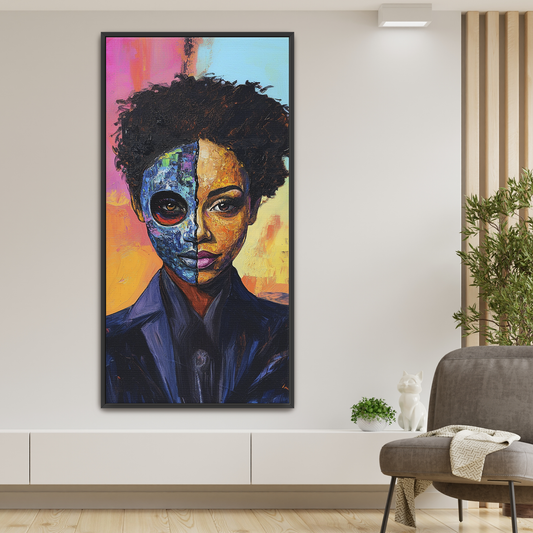 Big Canvas Code Play 101 - 40"x60" Framed