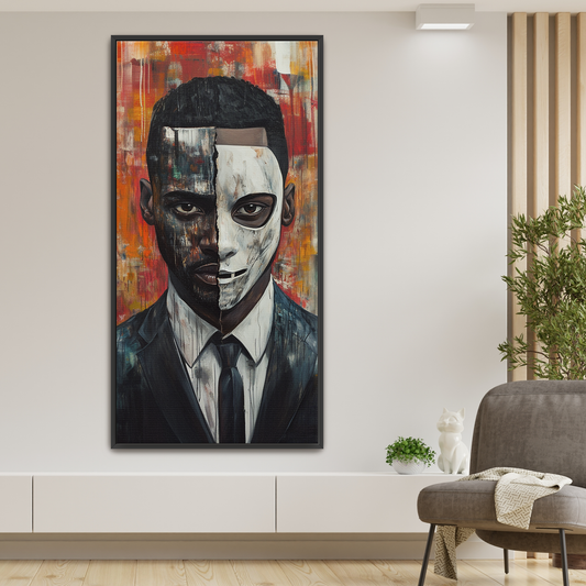 Big Canvas Code Play 01 - 40"x60" Framed