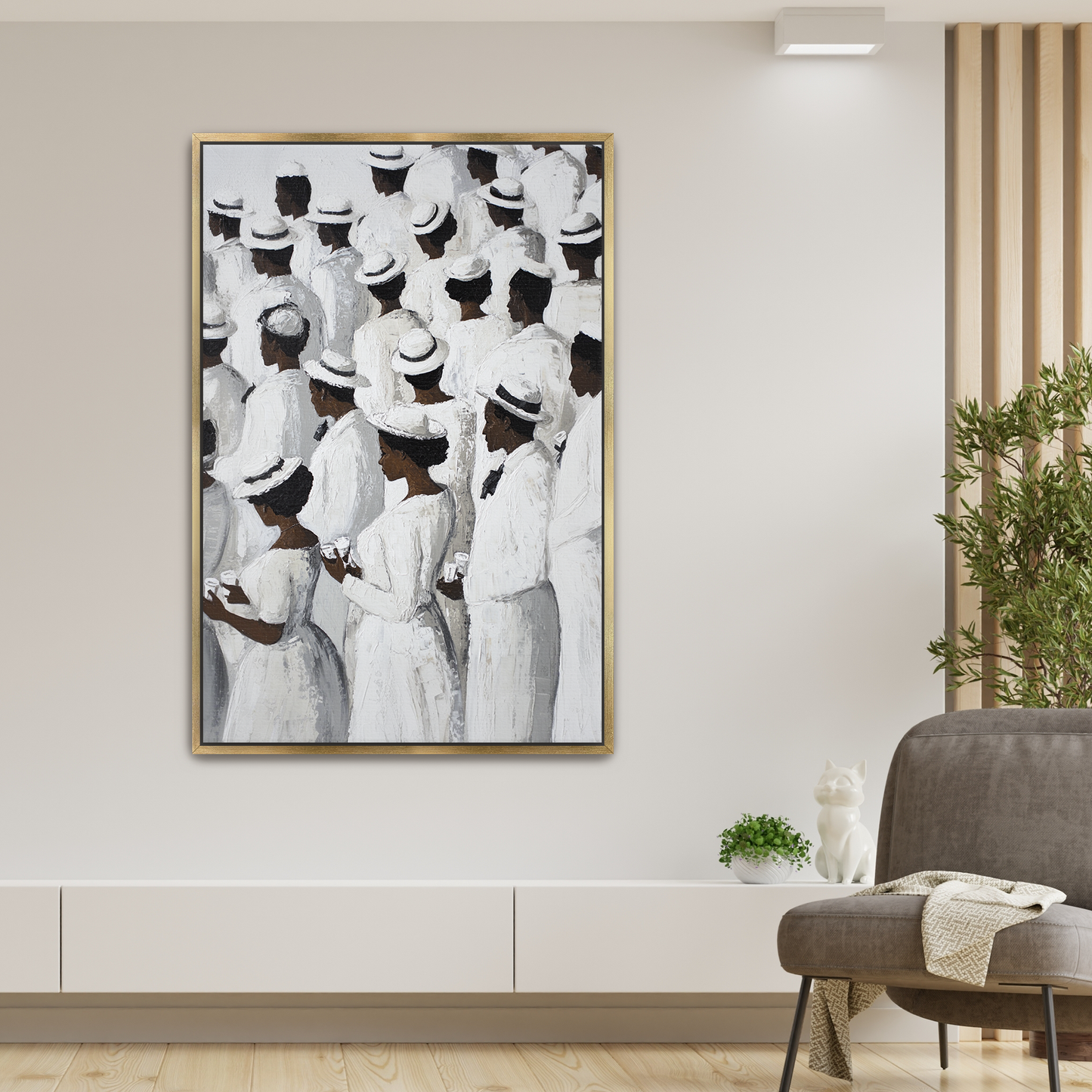 Fine Framed Canvas - Ethereal Gatherings Series #101