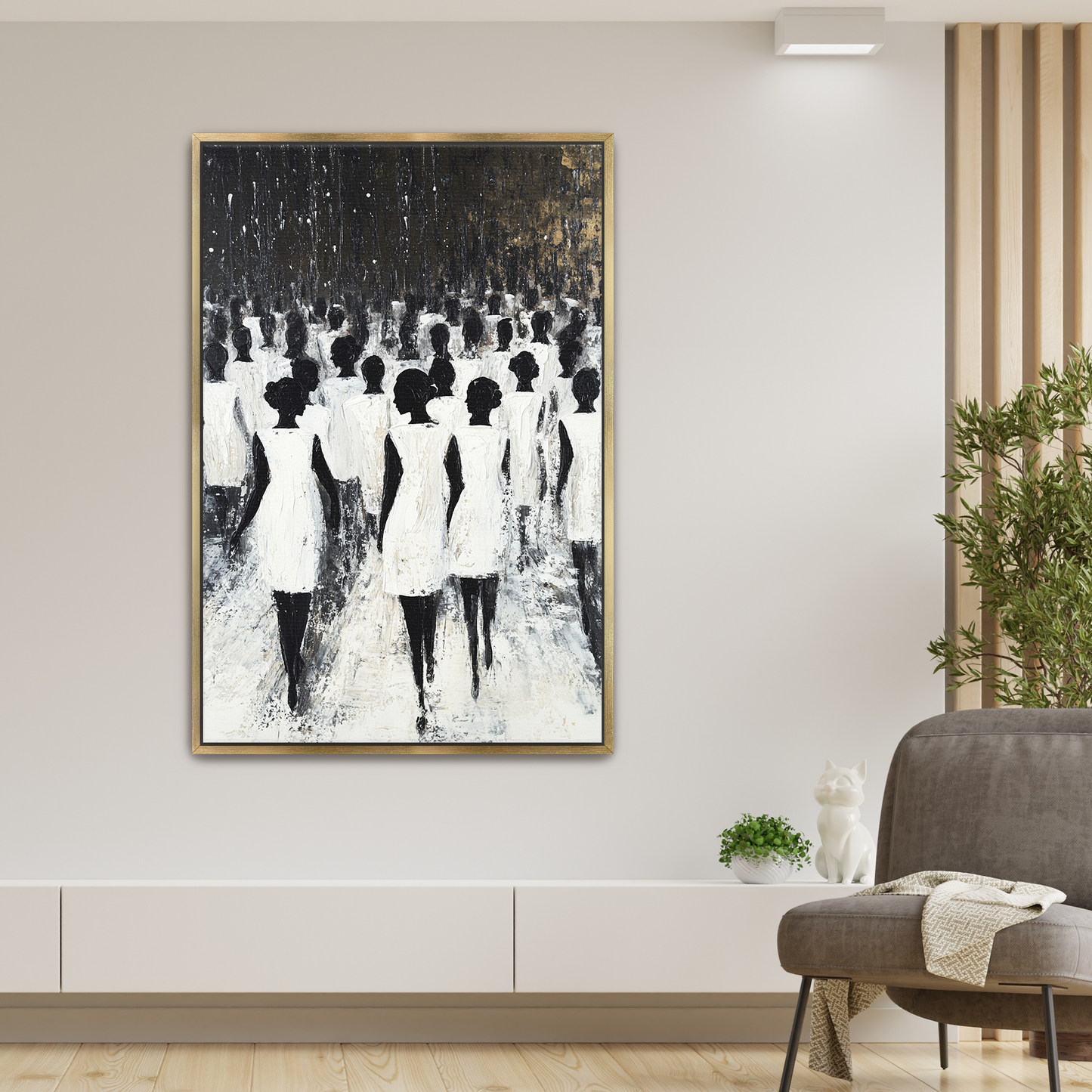 Fine Framed Canvas - Ethereal Gatherings Series #102