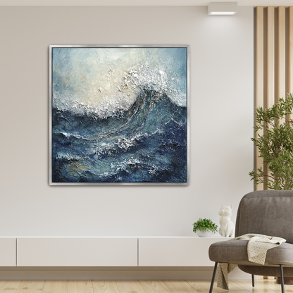 Wave2 1.50" Framed Canvas