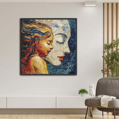 Herself 1.50" Framed Canvas