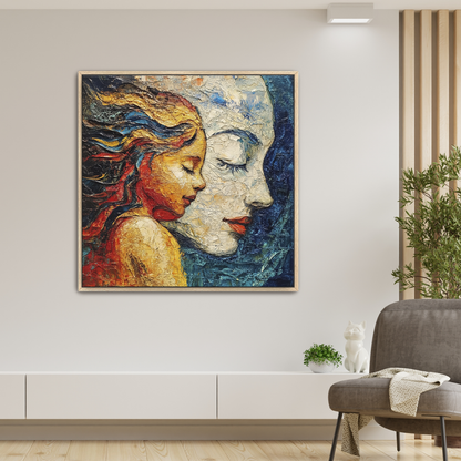 Herself 1.50" Framed Canvas